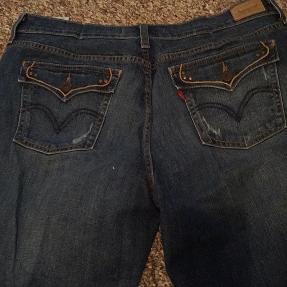Western pocket Levi Strauss 515 Boot Cut 14M Jeans - Picture 5 of 8